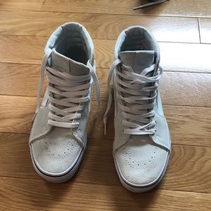 Mint Green High Top Vans